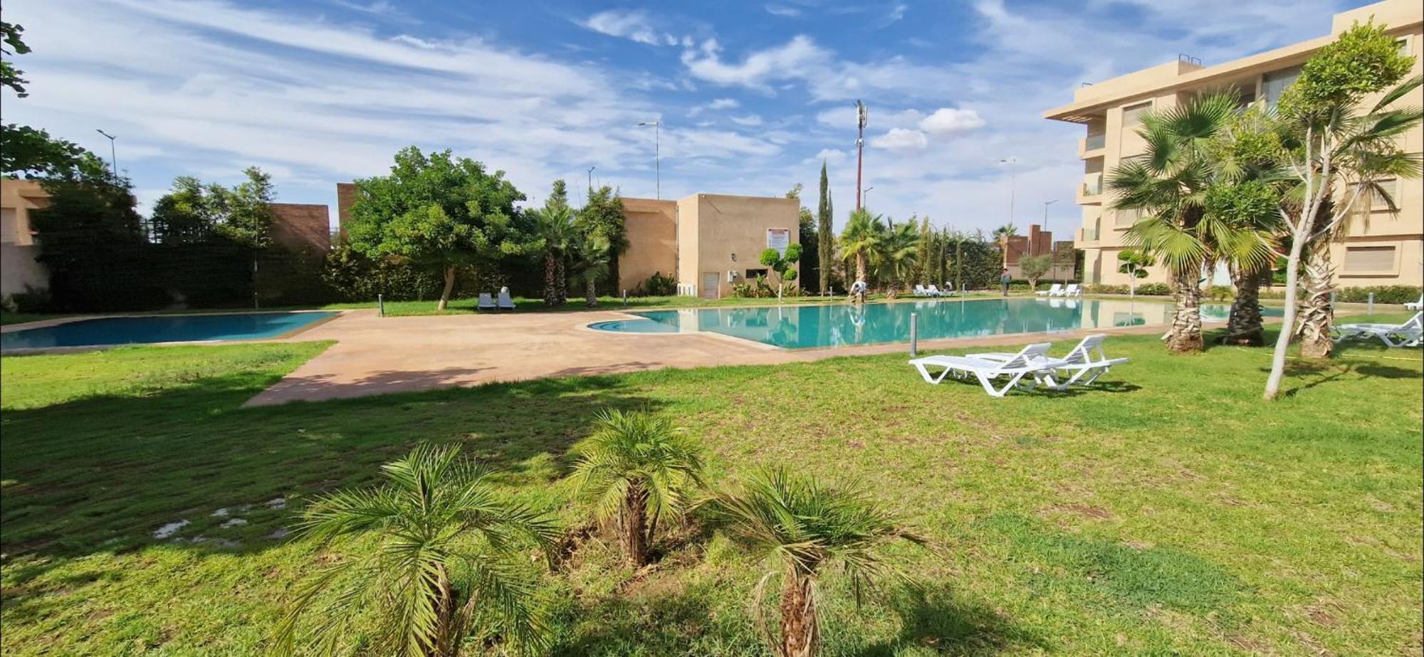 Cosy Appart Avec 2 Piscines, 2 Ch, 2 Sdb Marrakech Marrakesch Exterior foto